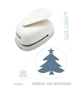 IBI CRAFT PERFORADORA ARTISTICA 16mm 3/4" ARBOL DE NAVIDAD
