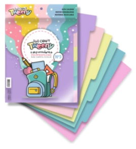 IBI CRAFT SEPARADOR N&ordm;3 COLORES PASTELES x 6u