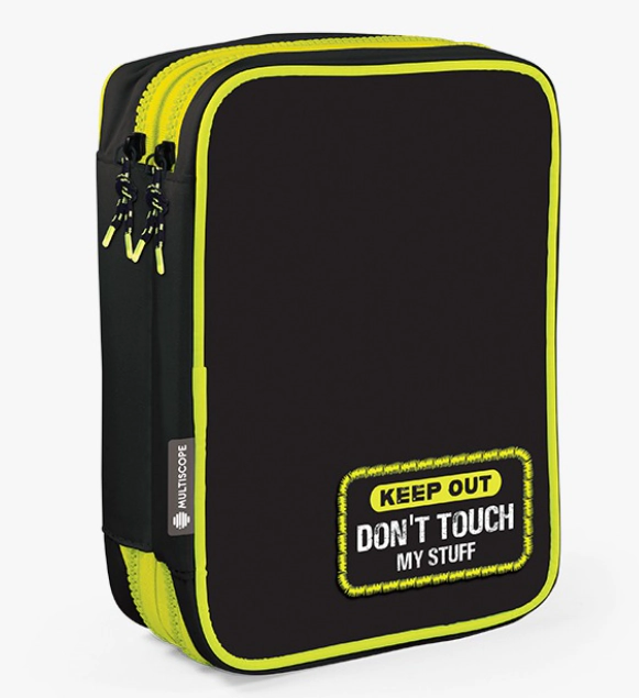 CANOPLA MULTISCOPE 2P BOX JUMBO NEON KEEP OUT