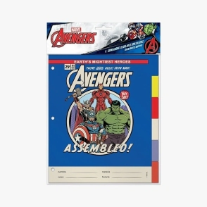 SEPARADOR MULTISCOPE N&ordm;3 x 6hjs Y SOLAPA AVENGERS