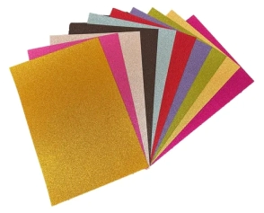 CARTULINA GLITTER 50 x 35cm 250grs