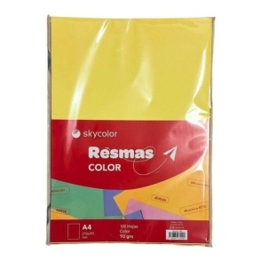 PAPEL SKYCOLOR A4 70grs x 200hjs SURTIDAS