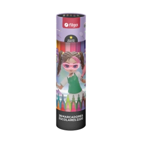 MARCADOR FILGO ESCOLAR 2220 FANTASIA DIGITAL STYLE x 20u