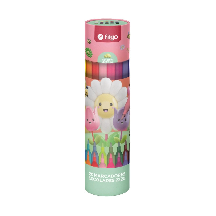 MARCADOR FILGO ESCOALR 2220 FANTASIA MARGARITA x 20u