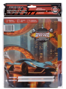 SEPARADOR REXON N&ordm;3 MOTOR RACING 26 C/S x 5u