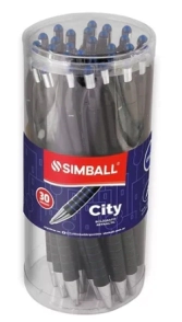 BOLIGRAFO SIMBALL CITY AZUL x 30u