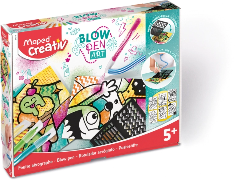 SET MAPED CREATIV BLOW PEN POP ART