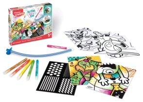SET MAPED CREATIV BLOW PEN POP ART