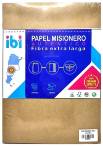 PAPEL MISIONERO IBI 300grs A4 x 100hjs