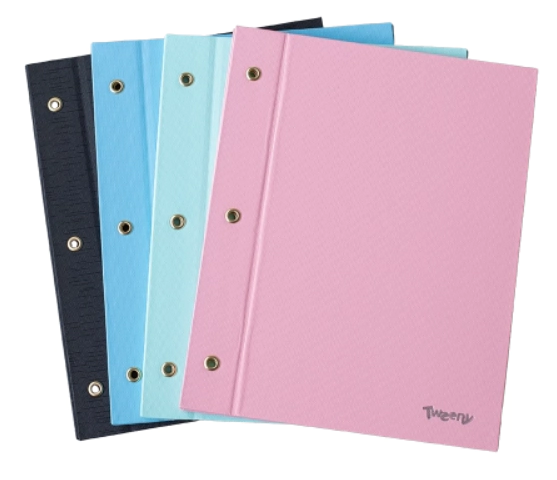 CARPETA TWEENY N�3 TAPA CELESTE PASTEL