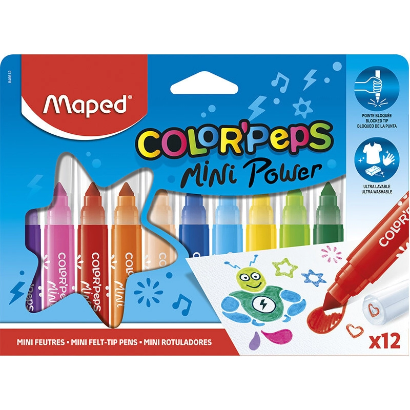 MARCADOR MAPED JUMBO MINI x 12u