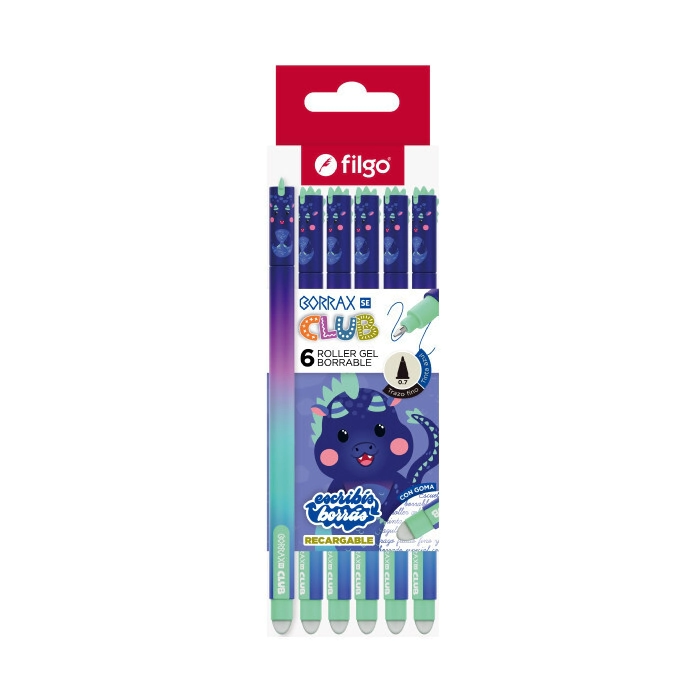 BOLIGRAFO FILGO BORRAX SE CLUB DRAGON x 6u