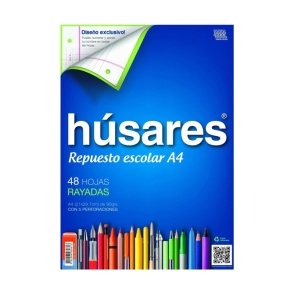 REPUESTO HUSARES A4 x 48hjs RY 90gr