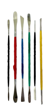 ASB HERRAMIENTAS DE ACERO ARCILLA-CERAMICA-PORCELANA x 6pzs