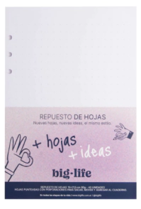 AGENDA PPR BIG LIFE REPUESTO PUNTEADAS 16.5x22