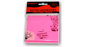 MEMO KENDRA FLUO ROSA 75x75mm x 100hjs
