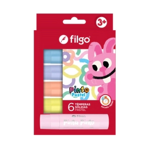 TEMPERA FILGO SOLIDA PINTO x 6u PASTEL