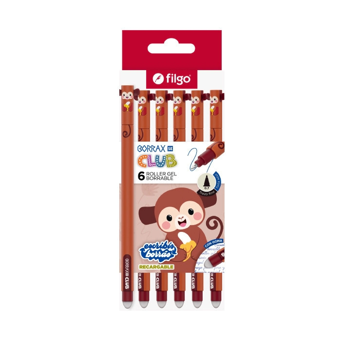 BOLIGRAFO FILGO BORRAX SE CLUB MONO x 6u