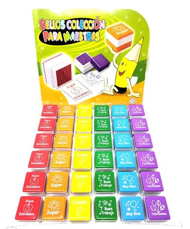 SELLOS COLECCION PARA MAESTRAS IBI CRAFT x 36u