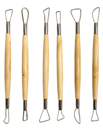 ASB SET HERRAMIENTAS x 6pzs P/ ARCILLA-CERAMICA-PORCELANA