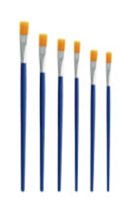 PINCEL ARTIST BRUSHES MANGO MADERA x 6u P/C