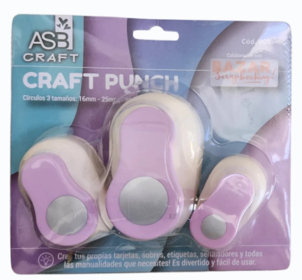 ASB PERFORADORA SET CIRCULOS x 3u 005