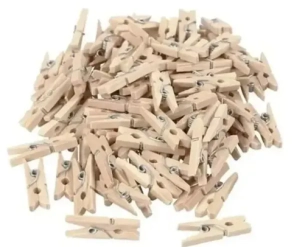 ASB BROCHES MADERA NATURAL 25mm x 50u