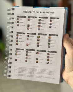 ANOTADOR PAPERLAND MUNDIALISTA 2026 A5