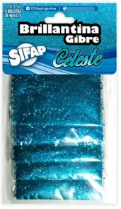 BRILLANTINA SIFAP GIBRE CELESTE x 5u Bol. 4grs