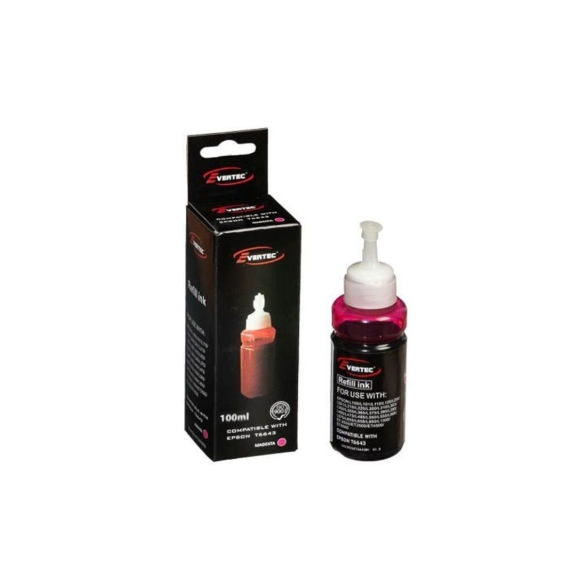 TINTA EVERTEC EPSON T6643 x 100ml MAGENTA