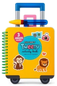 IBI CRAFT TWEENY VALIJA ACTIVITY BOOK P/ PINTAR C/STICKERS