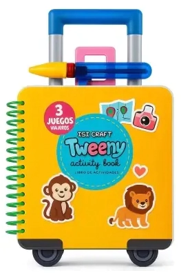 IBI CRAFT TWEENY VALIJA ACTIVITY BOOK P/ PINTAR C/STICKERS