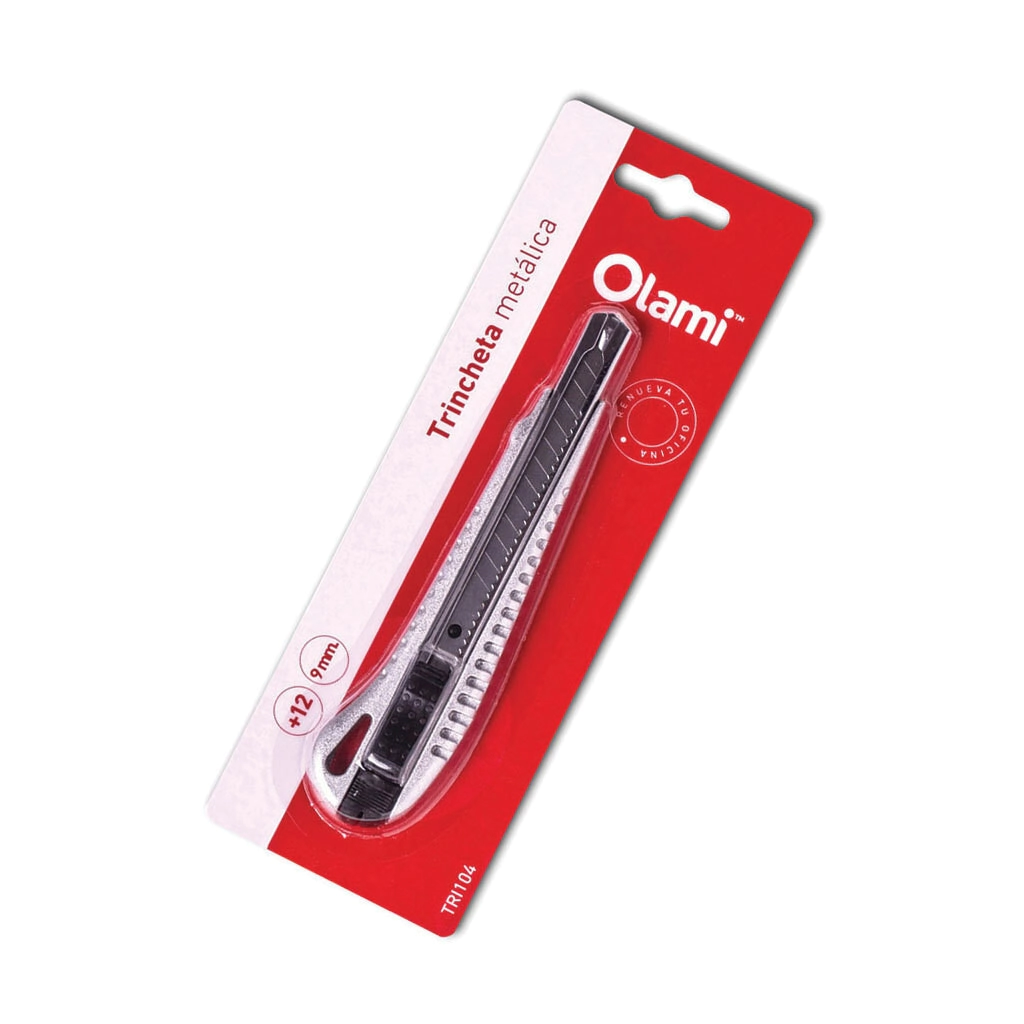 TRINCHETA OLAMI METALICA C/GUIA METAL 9mm