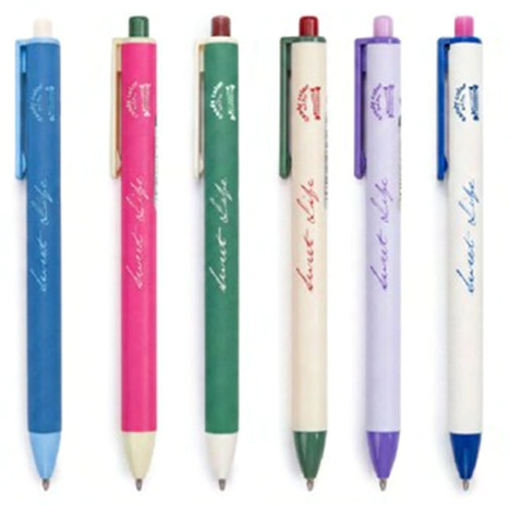 BOLIGRAFO KIRUKI SWEET LIFE 1mm x 24u AZUL