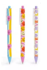 BOLIGRAFO KIRUKI SMILE 1mm x 24u AZUL