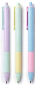 BOLIGRAFO KIRUKI PASTEL GRIP 1mm x 24u AZUL