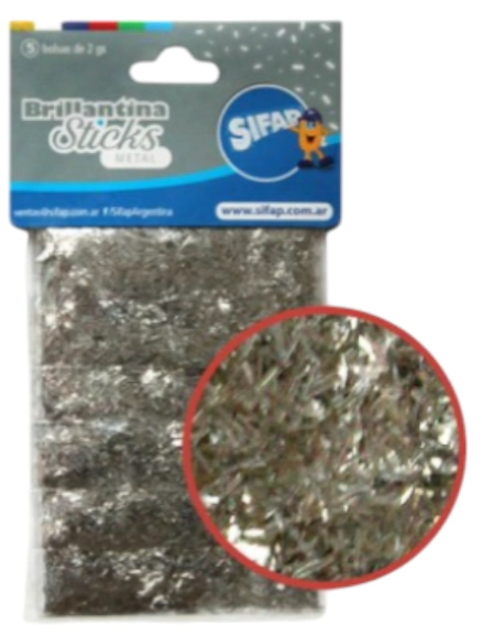 BRILLANTINA SIFAP STICKS METAL 5u x 2grs