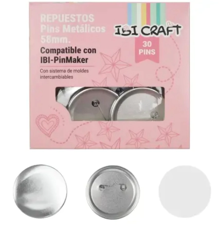 IBI CRAFT SETS DE PINES 58mm 30 SETS