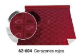 AUTOADHESIVO LAMA GLITTER FTS ROJO 45cm x 3mts