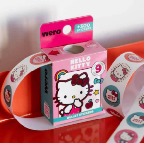 WERO BULLET ROLL STICKERS HELLO KITTY