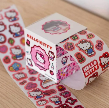 WERO BOX ROLL STICKERS HELLO KITTY