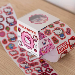 WERO BOX ROLL STICKERS HELLO KITTY