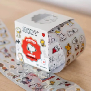 WERO BOX ROLL STICKERS SNOOPY