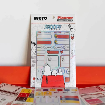 WERO STICKERS PLANNER SNOOPY