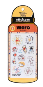 WERO BOTTLE STICKERS WINNIE POOH
