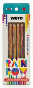 WERO SET LAPICES MULTICOLOR x 4un