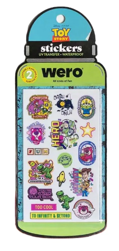 WERO BOTTLE STICKERS TOY STORY