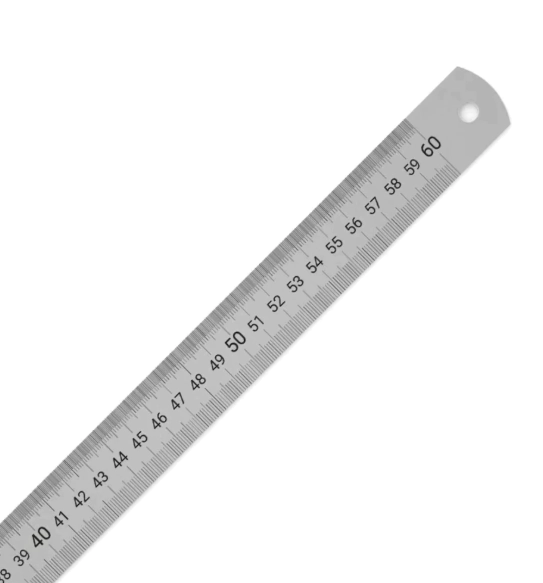 REGLA IBI DE ACERO GRADUADA PARA CORTE 60cm