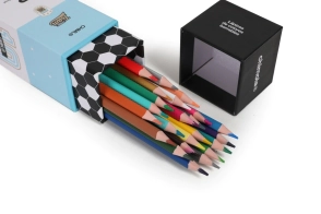 CHIMOLA SET DE LAPICES COLOR BORRABLES x 24u FUTBOL