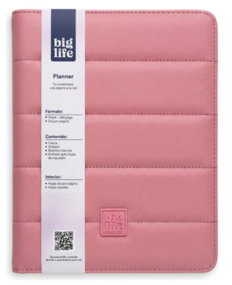 PLANNER PPR 19x24 PERPETUA PUFFER 3 DIA POR PAGINA